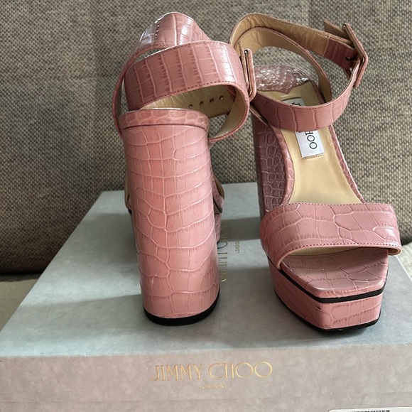 Jimmy Choo blush colo. sandals size 40.5 - Picture 4 of 16